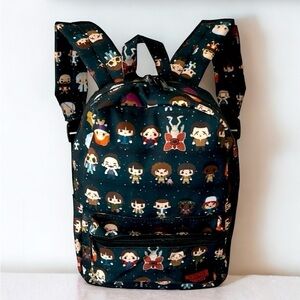 Stranger Things Chibi All Over Print Forest Mini Backpack Netflix Version 13”